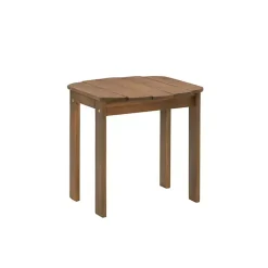 Kirklands Home Natural Warren Adirondack Outdoor Accent Table Brown Sale