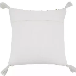 Pillows>Kirklands Home Natural Wavy Chevron Woven Jute Pillow