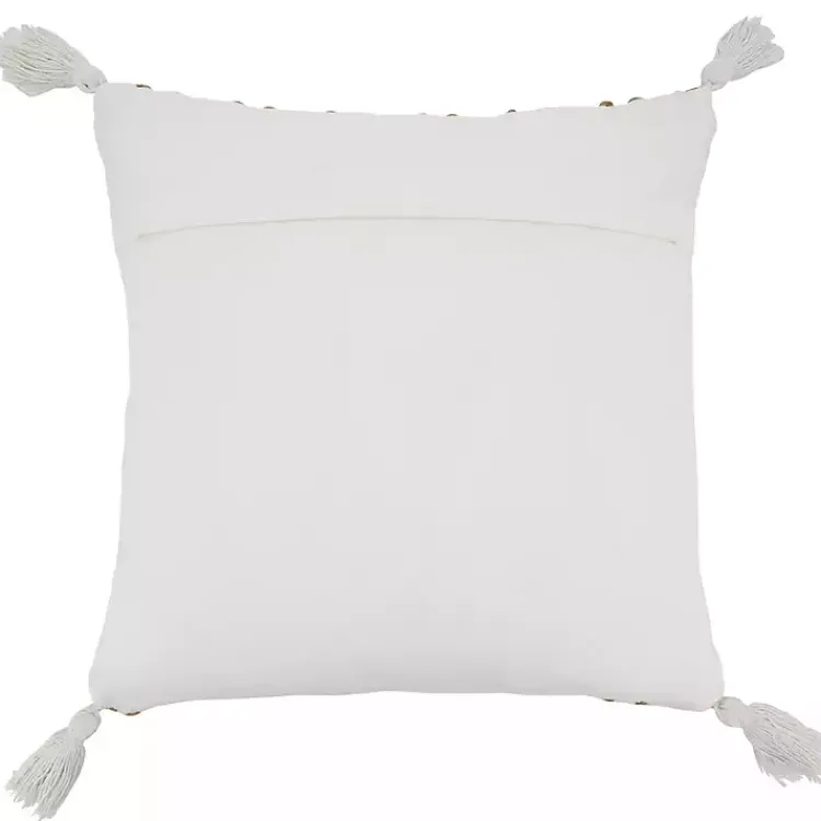 Pillows>Kirklands Home Natural Wavy Chevron Woven Jute Pillow