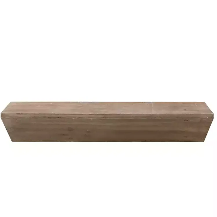Kirklands Home Natural Wedge Wood Small Floating Shelf Best