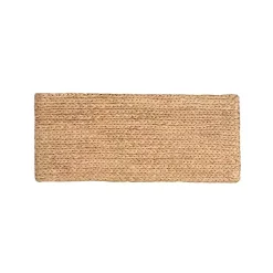 Kirklands Home Natural Wood and Woven Hyacinth Bench Tan Outlet