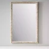 Kirklands Home Natural Wood Beaded Frame Mirror Sale