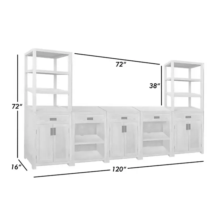 Kirklands Home Natural Wood Closed Modular Cabinet Tan Online