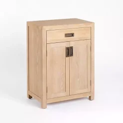 Kirklands Home Natural Wood Closed Modular Cabinet Tan Online