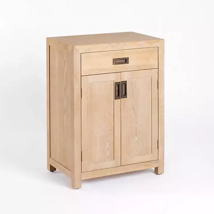 Kirklands Home Natural Wood Closed Modular Cabinet Tan Online