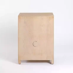 Kirklands Home Natural Wood Closed Modular Cabinet Tan Online