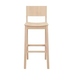 Kirklands Home Natural Wood Devin Bar Stools, Set of 2 Tan