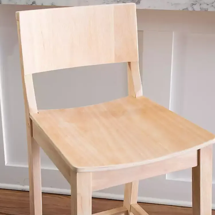 Kirklands Home Natural Wood Devin Counter Stools, Set of 2 Tan Best