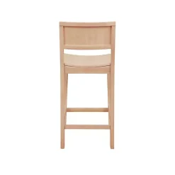 Kirklands Home Natural Wood Devin Counter Stools, Set of 2 Tan Best