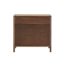 Kirklands Home Natural Wood 2-Door Cane Webbing Chest Tan Hot