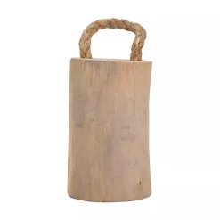 Decorative Accents>Kirklands Home Natural Wood Door Stopper Brown