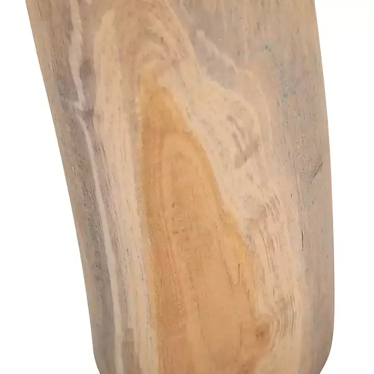 Decorative Accents>Kirklands Home Natural Wood Door Stopper Brown