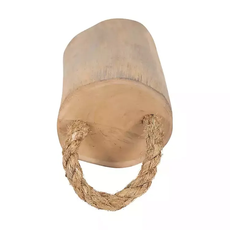 Decorative Accents>Kirklands Home Natural Wood Door Stopper Brown