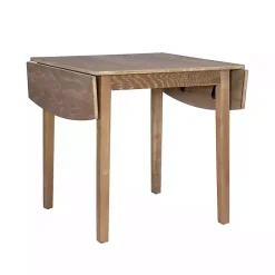 Kirklands Home Natural Wood Drop Leaf Dining Table Tan Sale