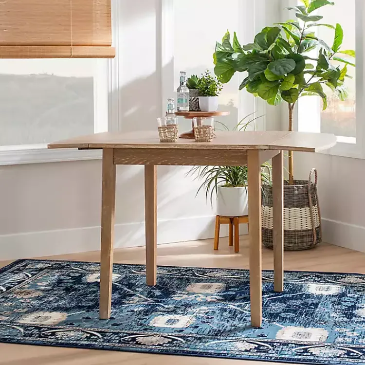 Kirklands Home Natural Wood Drop Leaf Dining Table Tan Sale