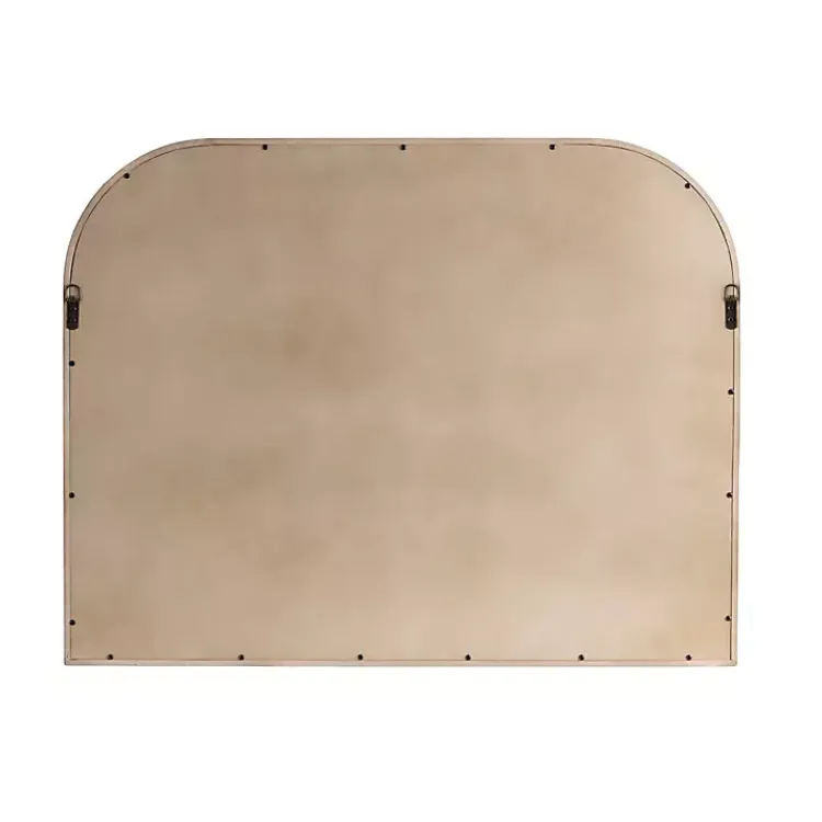 Kirklands Home Natural Wood Frame Arch Wall Mirror Tan