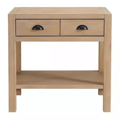 Kirklands Home Natural Wood Grain Open Shelf Nightsd Tan Online
