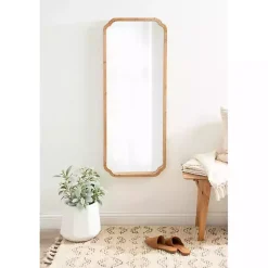 Kirklands Home Natural Wood Marston Wall Mirror Outlet