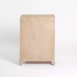 Kirklands Home Natural Wood Open Shelf Modular Cabinet Tan Hot