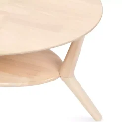 Kirklands Home Natural Wood Oval Nile Coffee Table Tan