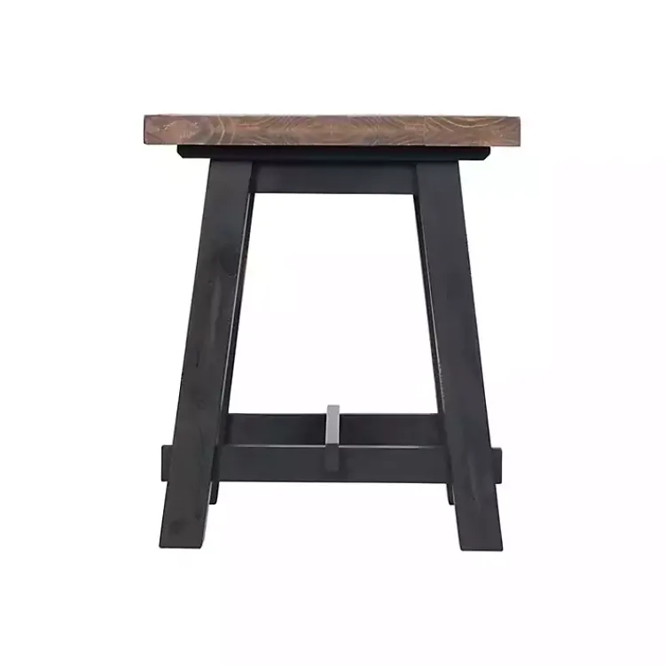 Kirklands Home Natural Wood Sawhorse Accent Table Discount