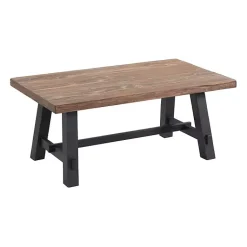 Kirklands Home Natural Wood Sawhorse Coffee Table, 42x24 in. Tan Online
