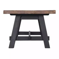 Kirklands Home Natural Wood Sawhorse Coffee Table, 42x24 in. Tan Online