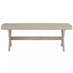 Kirklands Home Natural Wood Slim Cocktail Table Tan
