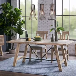 Kirklands Home Natural Wood Sonoma Dining Table Tan Online