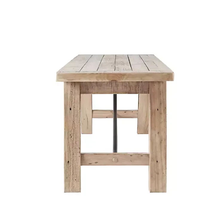 Kirklands Home Natural Wooden Sonoma Dining Bench Tan Sale