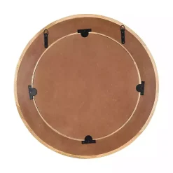 Kirklands Home Natural Woodgrain Round Wall Mirror Brown Online