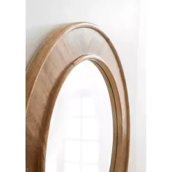 Kirklands Home Natural Woodgrain Round Wall Mirror Brown Online