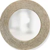 Kirklands Home Natural Wound Rope Frame Mirror
