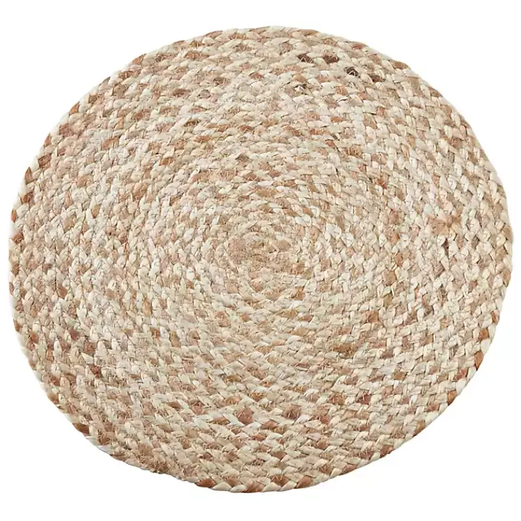 Kirklands Home Natural Woven Jute Placemats, Set of 4 Tan Online
