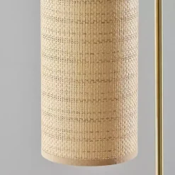 Kirklands Home Natural Woven Shade Malina Table Lamp Tan Clearance