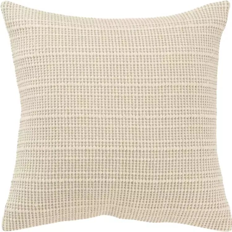 Pillows>Kirklands Home Natural Woven Throw Pillow Tan