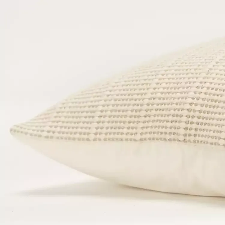 Pillows>Kirklands Home Natural Woven Throw Pillow Tan