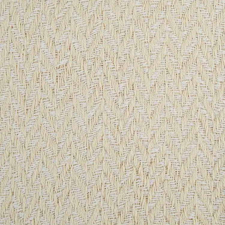 Blankets & Throws>Kirklands Home Natural Woven Zig Zag Throw Ivory