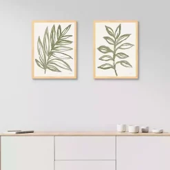 Kirklands Home Nature in Sage Framed Canvas Art Prints, Set of 2 Online