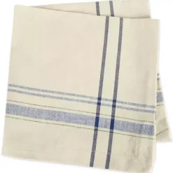 Kirklands Home Nautical French Stripe Napkins, Set of 6 Blue Best