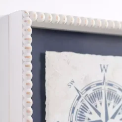 Kirklands Home Nautical Icons Beaded Framed Art Prints, Set of 2 Discount
