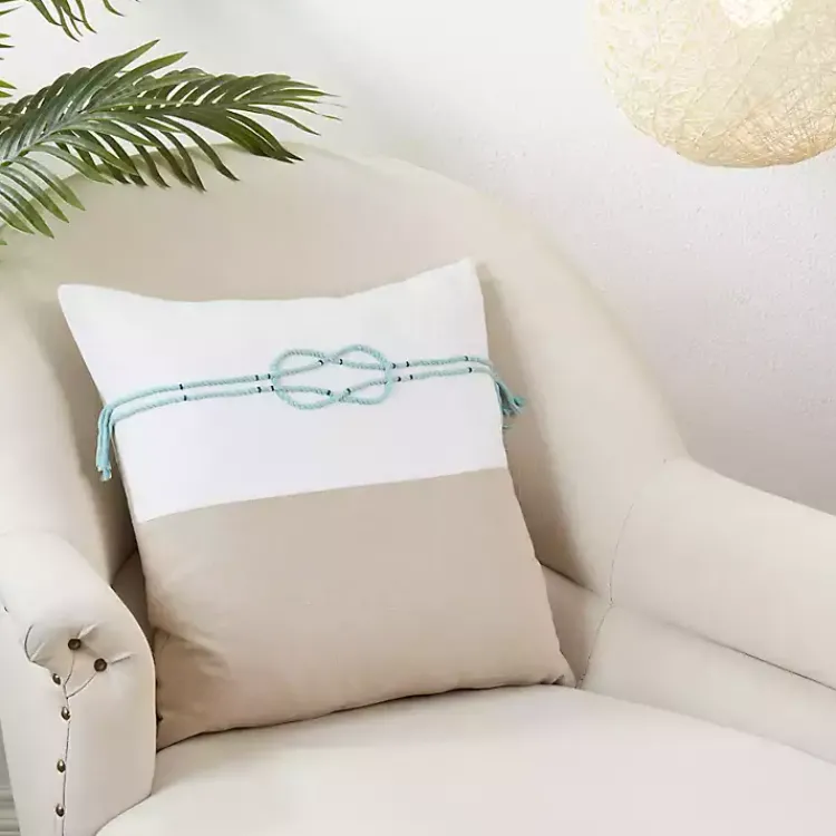 Pillows>Kirklands Home Nautical Knot Throw Pillow