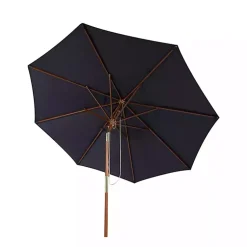 Kirklands Home Navy 9 ft. Eucalyptus Outdoor Umbrella Blue Discount