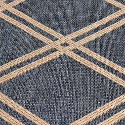 Kirklands Home Navy Adelaide Trellis Outdoor Area Rug, 7x9 Blue Sale