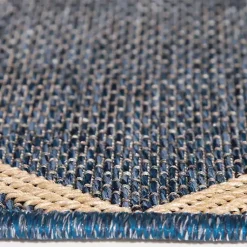 Kirklands Home Navy Adelaide Trellis Outdoor Area Rug, 7x9 Blue Sale