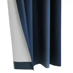 Kirklands Home Navy Alpine Blackout Curtain Panel, 95 in. Blue Discount