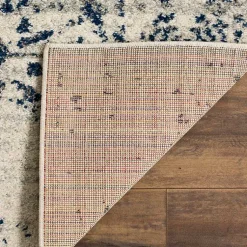 Kirklands Home Navy and Cream Madison Distressed Area Rug, 5x7 Online