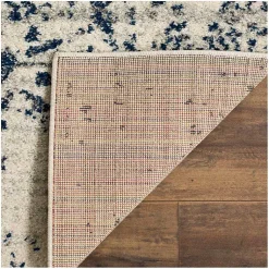 Kirklands Home Navy and Cream Madison Distressed Area Rug, 6x9 Hot