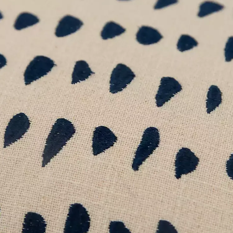 Pillows>Kirklands Home Navy and Natural Animal Patterned Lumbar Pillow