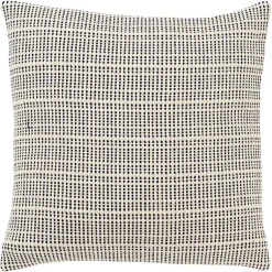 Pillows>Kirklands Home Navy and Natural Sea Striped Pillow
